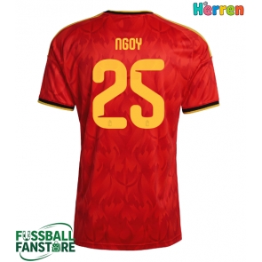 Belgien Nathan Ngoy #25 Replik Heimtrikot WM 2026 Kurzarm